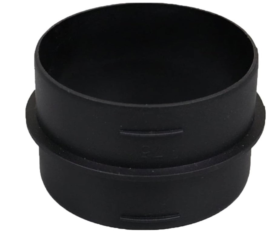 Air Ducting Connector 60mm OD Black