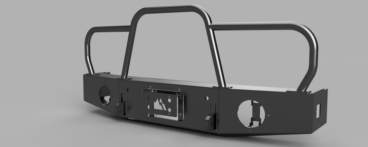 Flip-up license plate winch cover