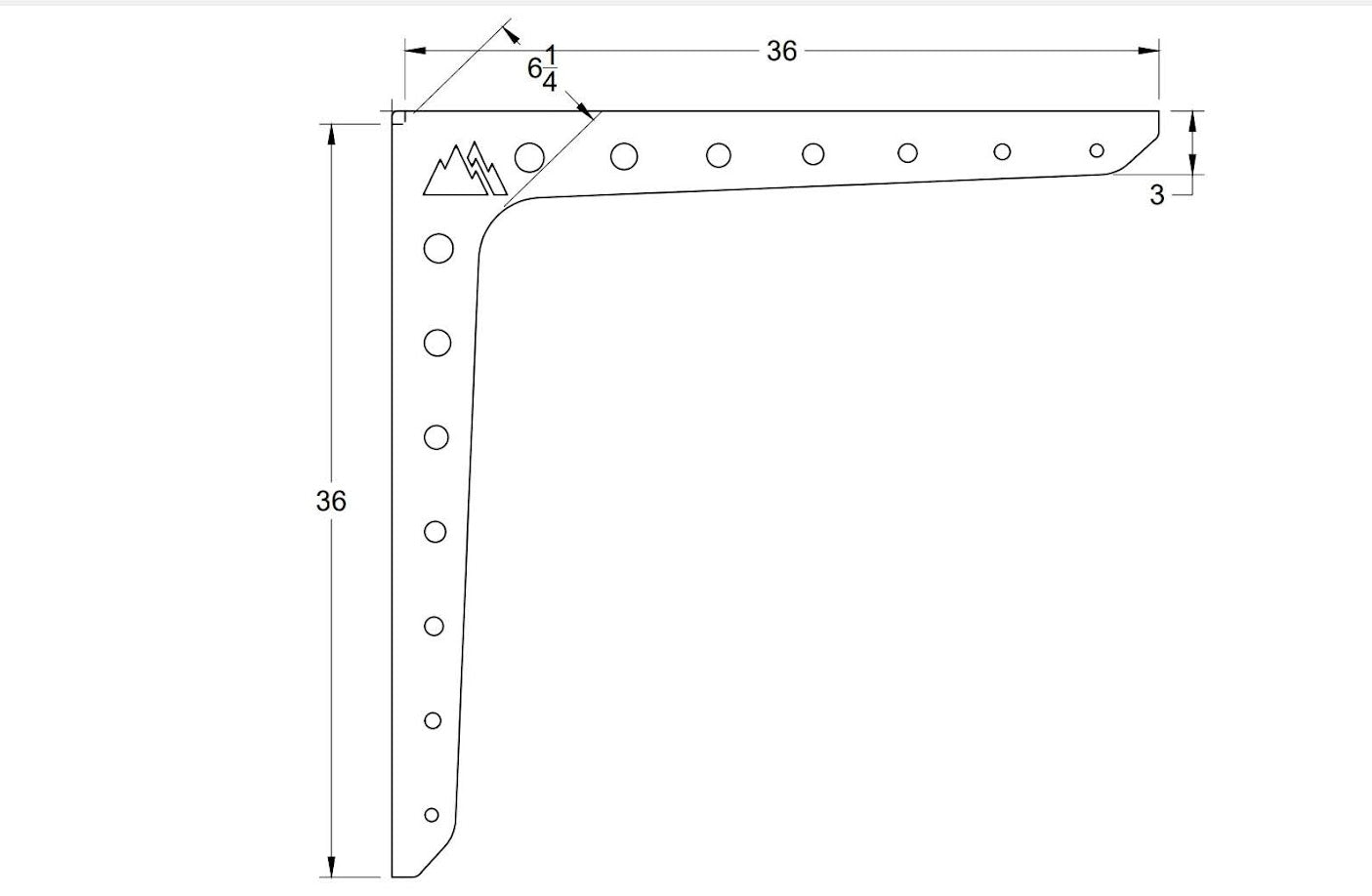 CAB OVER BRACE (SET OF 2)