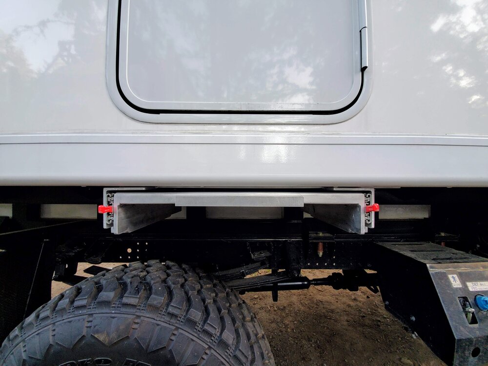 R.O.A.D OVERLAND - CUSTOM HEAVY DUTY DOUBLE PULLOUT PORCH WITH LADDER BRACKETS