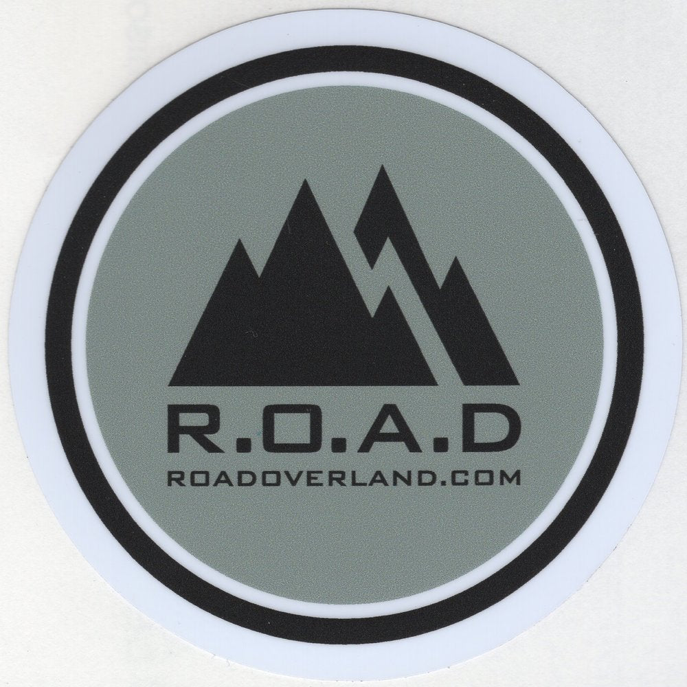 R.O.A.D OVERLAND STICKER ROUND