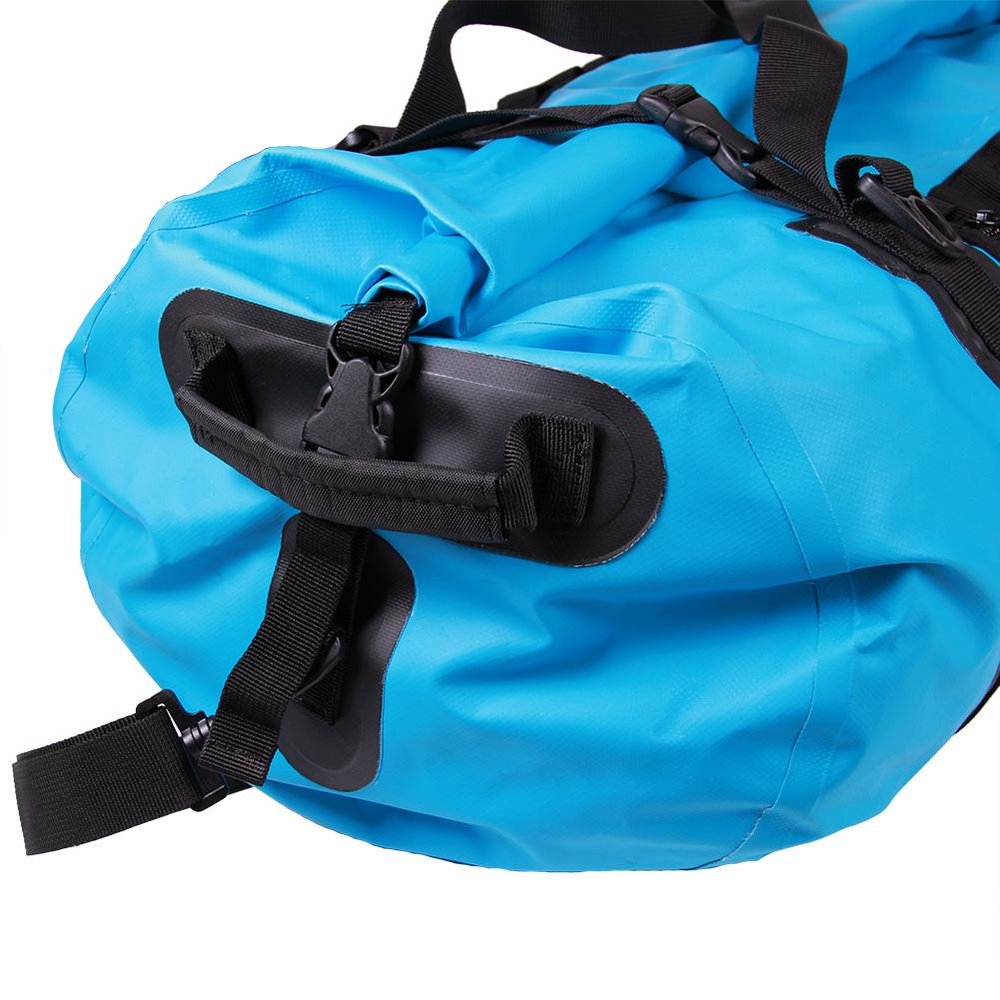 ROCKAGATOR MAMMOTH SERIES BLUE 60 LITER WATERPROOF DUFFLE BAG